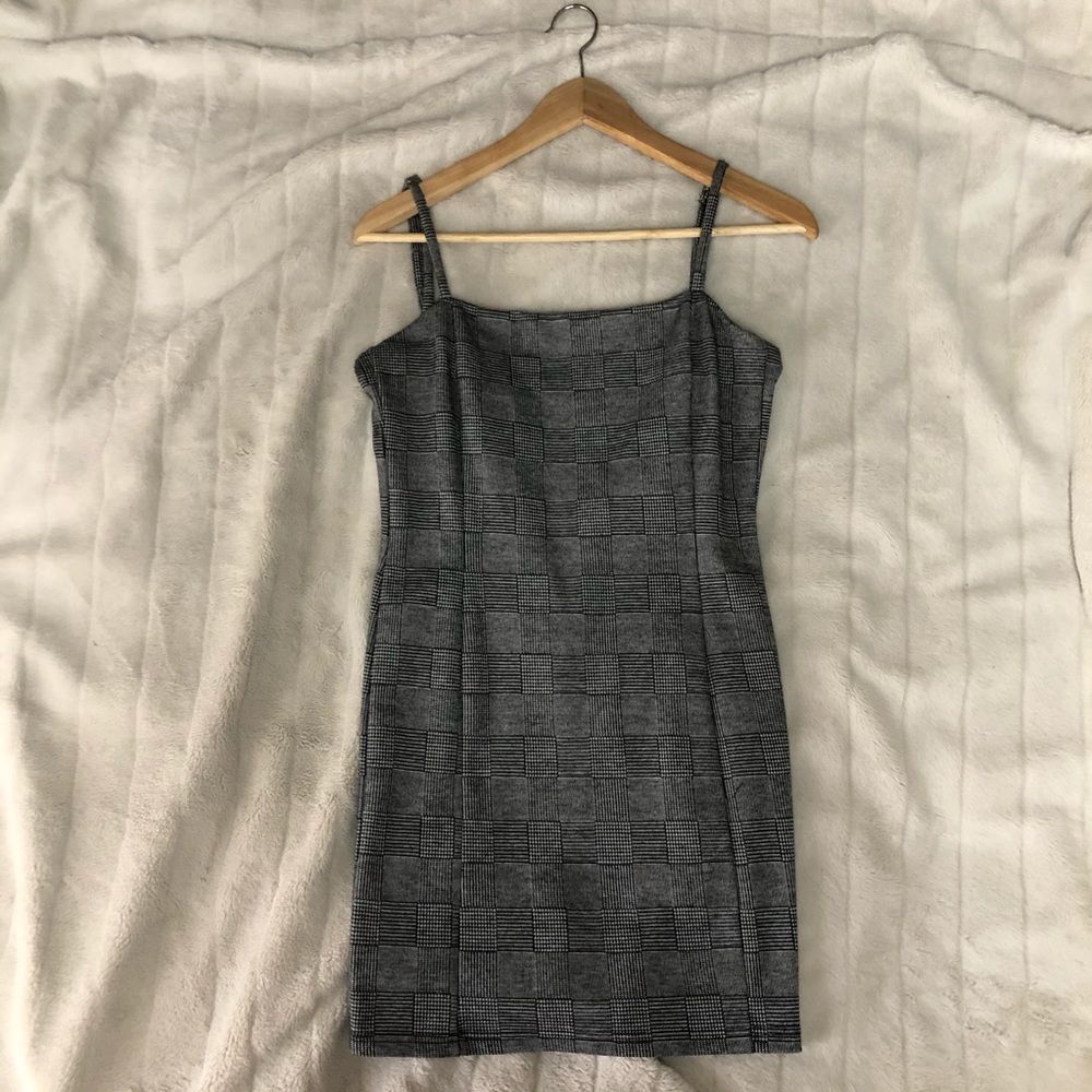 Forever 21 | Plaid Mini Dress Square Neckline